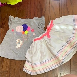 Little girl birthday outfit